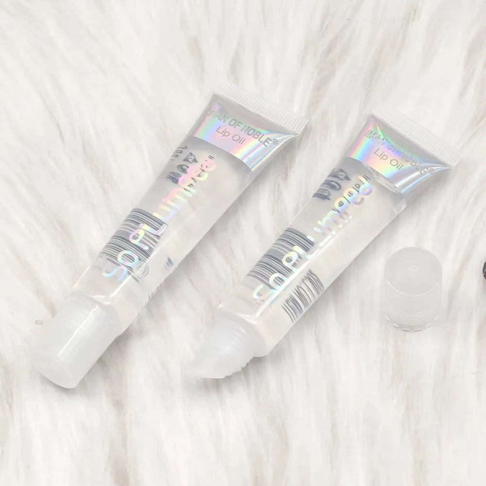 6Pcs Fruit Flavor Lip Oil Set - Moisturizing Plumping Lip Gloss