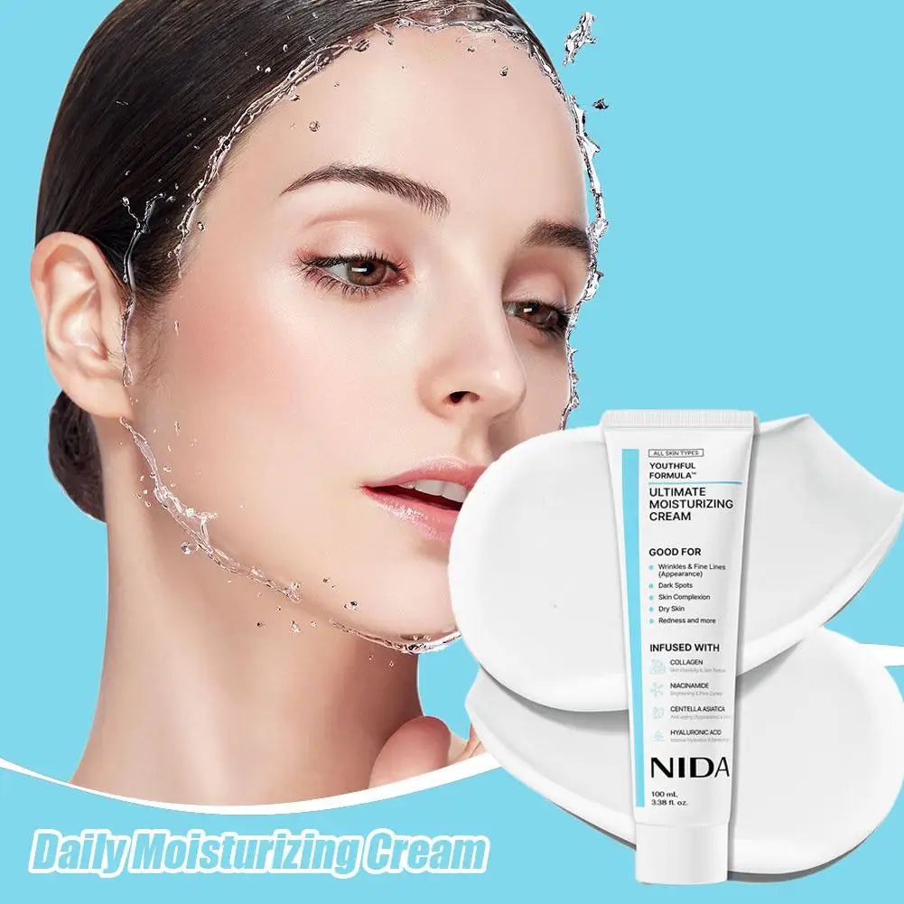 NIDA Moisturizing Face Cream - Multi-Action Rejuvenating 100ml