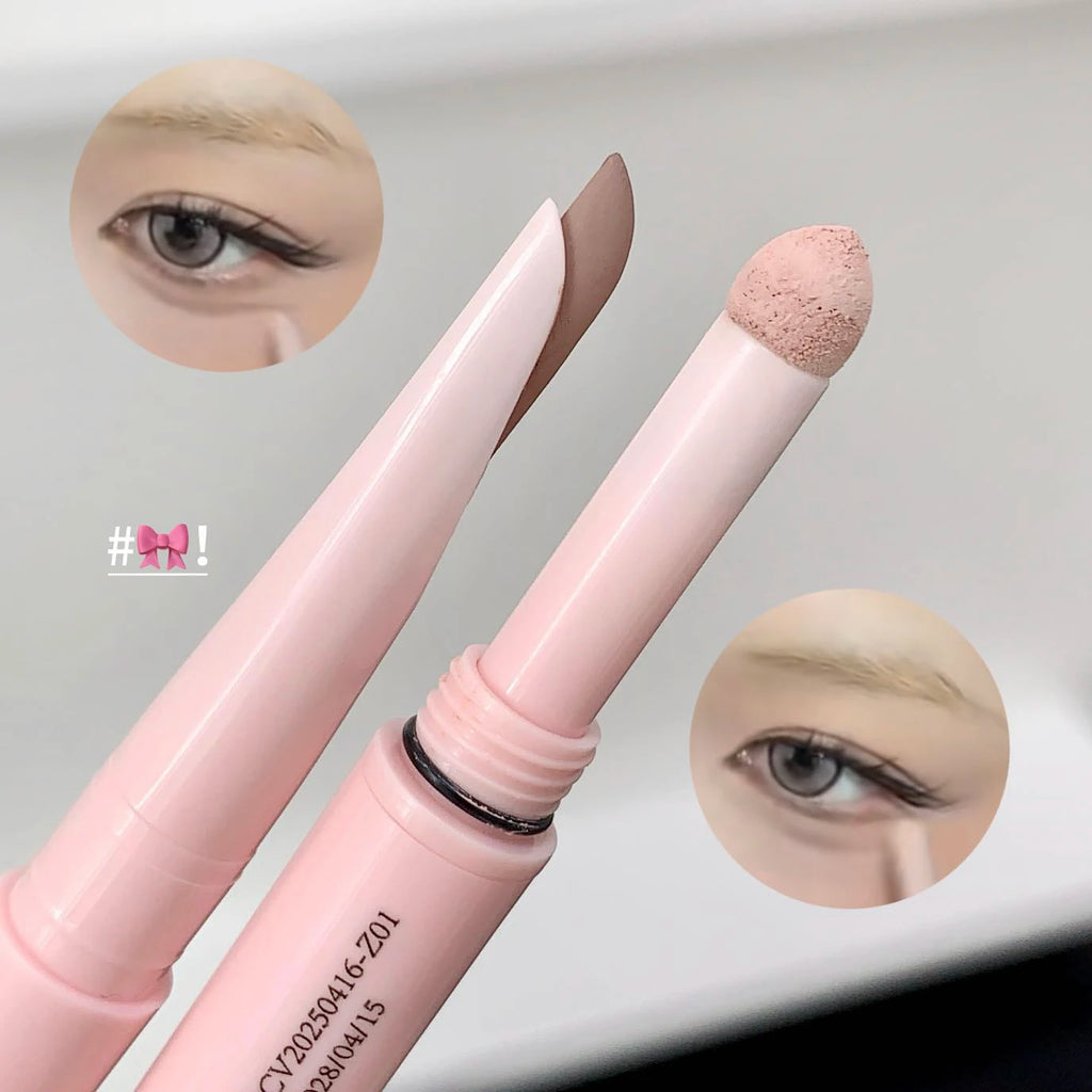 Meniscus Double-end Lying Silkworm Eyeliner Pencil Diamond Glitter Matte Eyeshadow Pen Brightening Cream Shadow Highligh Makeup