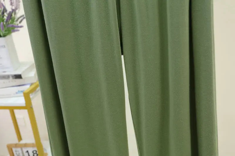Fdfklak Women's Modal Pajama Pants - High Waist Lounge Sleep Bottoms
