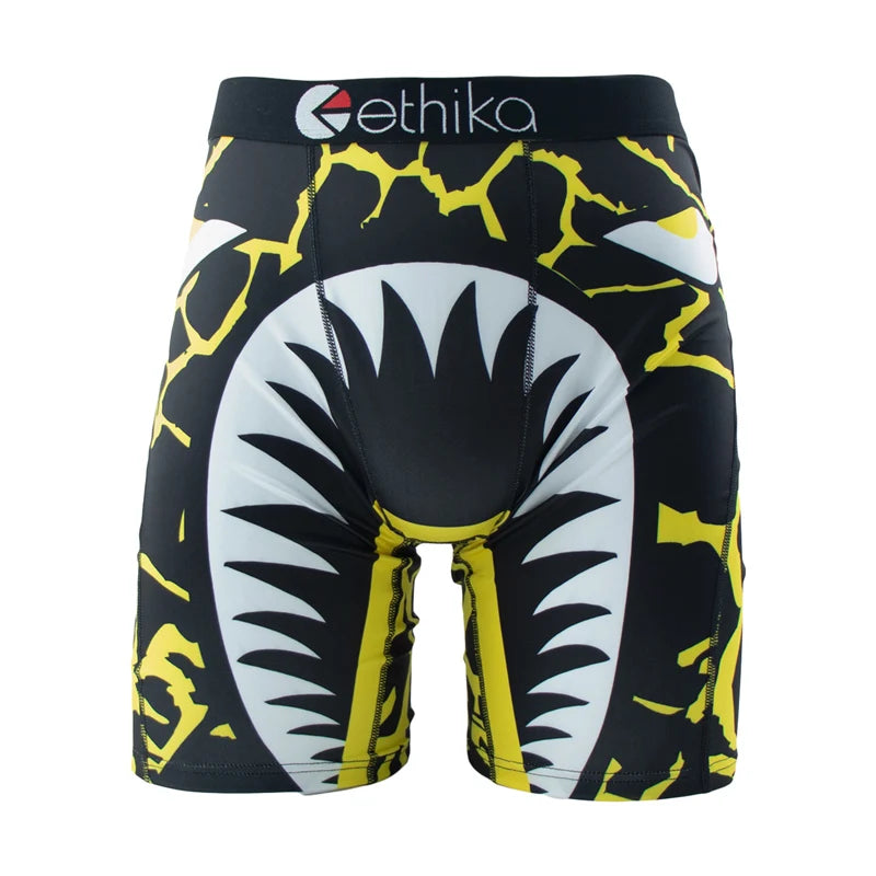 Ethika Men's Boxers Breathable Mesh Crotch Trunks Plus Size S To 3XL Comfort Fit