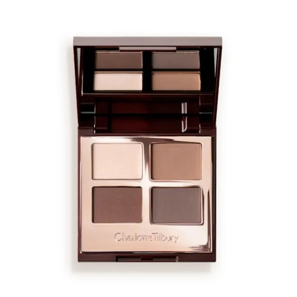 Charlotte Tilbury Super Nudes Easy Eye Palette Luxury Mini 6-shade Nude Eyeshadow Palette Satin-matte Shimmer Metallic Finishes