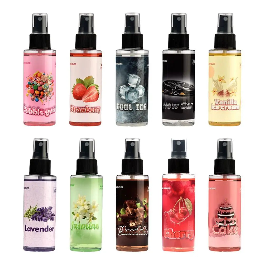 Car Mounted Fragrance Spray Car Flavoring Car Air Hand Spray Perfume Long-lasting Fresheners Auto Aromatherapy Car Deodorant