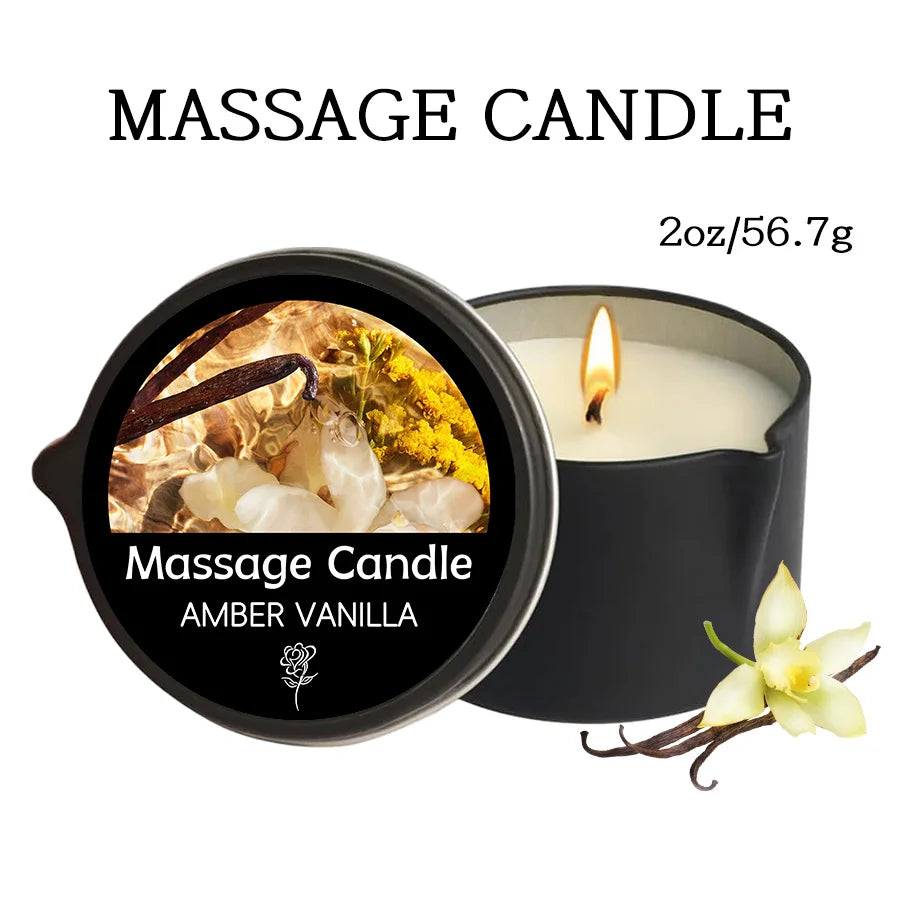 Massage Oil Candle By Sm Product Luxury Aromatherapy For Stress Relief And Skin Moisturizing For Home Spa Lovers