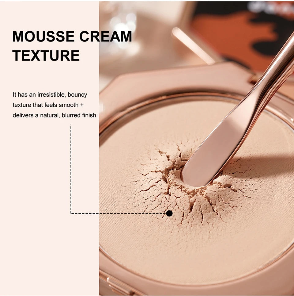 Cream Mousse Contour Bronzer Soft Blend Matte Sculpt Shading Sweat-Resistant Long Wear Natural Even Tone Facial Makeup Cosmetic