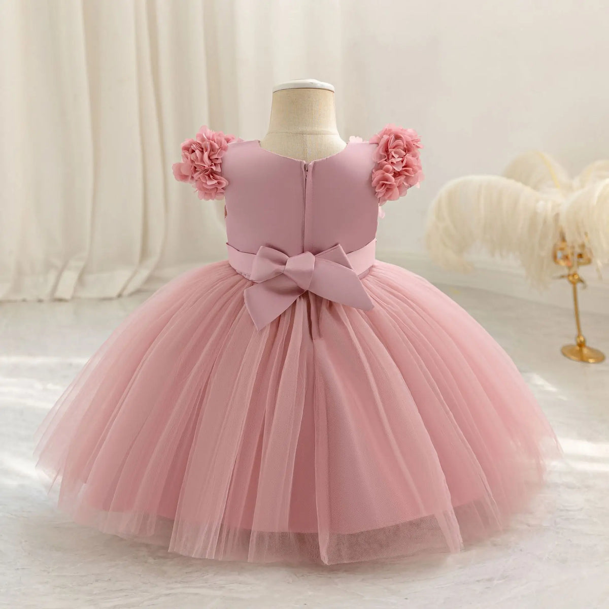 HETISO Baby Girl Butterfly Dress Sky Blue Kids Cute Tutu Sweet Holiday Ball Gown Summer Children's New Year Costumes 1-5Y