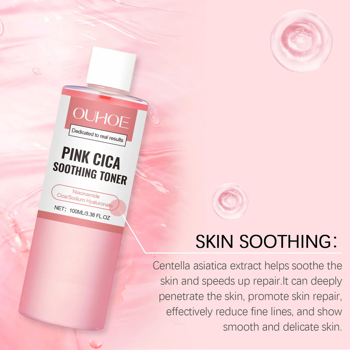 Soothing Face Toner Fading Wrinkles Relieving Dryness Improving Dull Brightening Moisturizing Oil Control Facial Repairing Toner