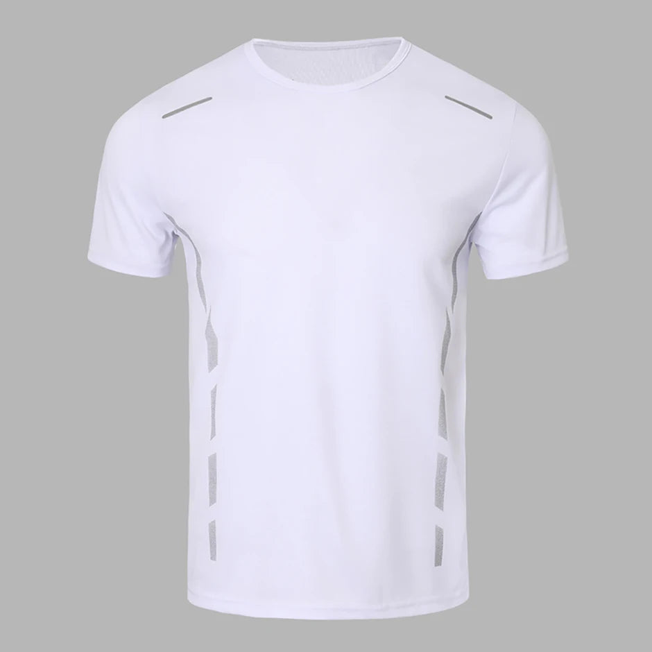 6/4 Pcs Men's Summer Multicolor Quick-drying Sports Short-sleeved Youth Running Fitness Basketball Football Breathable T-shirt