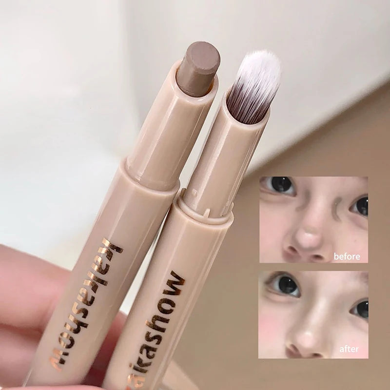 Gray Contouring Shading Stick With Brush Nose Shadow 3D Shape The Facial Contours  Natural Nose Shading Contour Pencil Makeup
