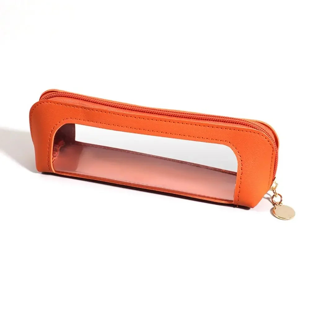 Cosmetic Bag Organizer Portable PU Leather Makeup Case For Travel Brushes And Toiletries For Travelers