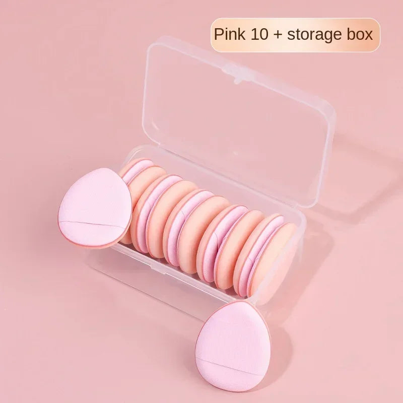 Mini Finger Puff Sponges 10Pcs Set For Flawless Foundation And Concealer Application For Beginners