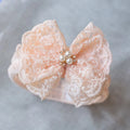 White Lace Bow Baby Headbands for Girl Cute Bowknot Hair Band Elastic Infant Turban Newborn Headwear Baby Hair Accessories 머리띠