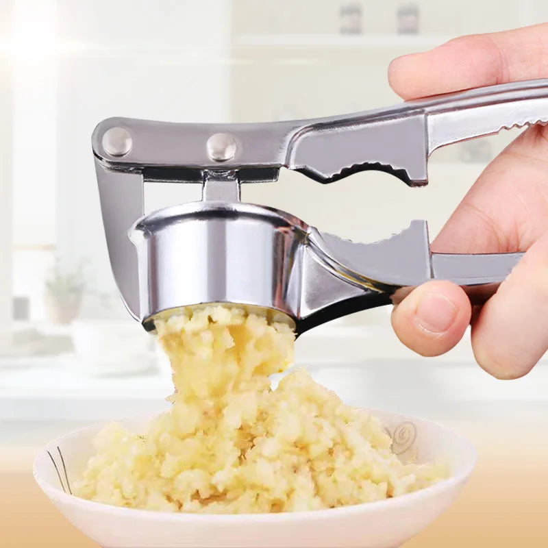 Garlic Press Crusher Mincer Detachable Kitchen Garlic Smasher Squeezer Labor Saving Manual Press Multi Grind Tool Kitchen Gadget