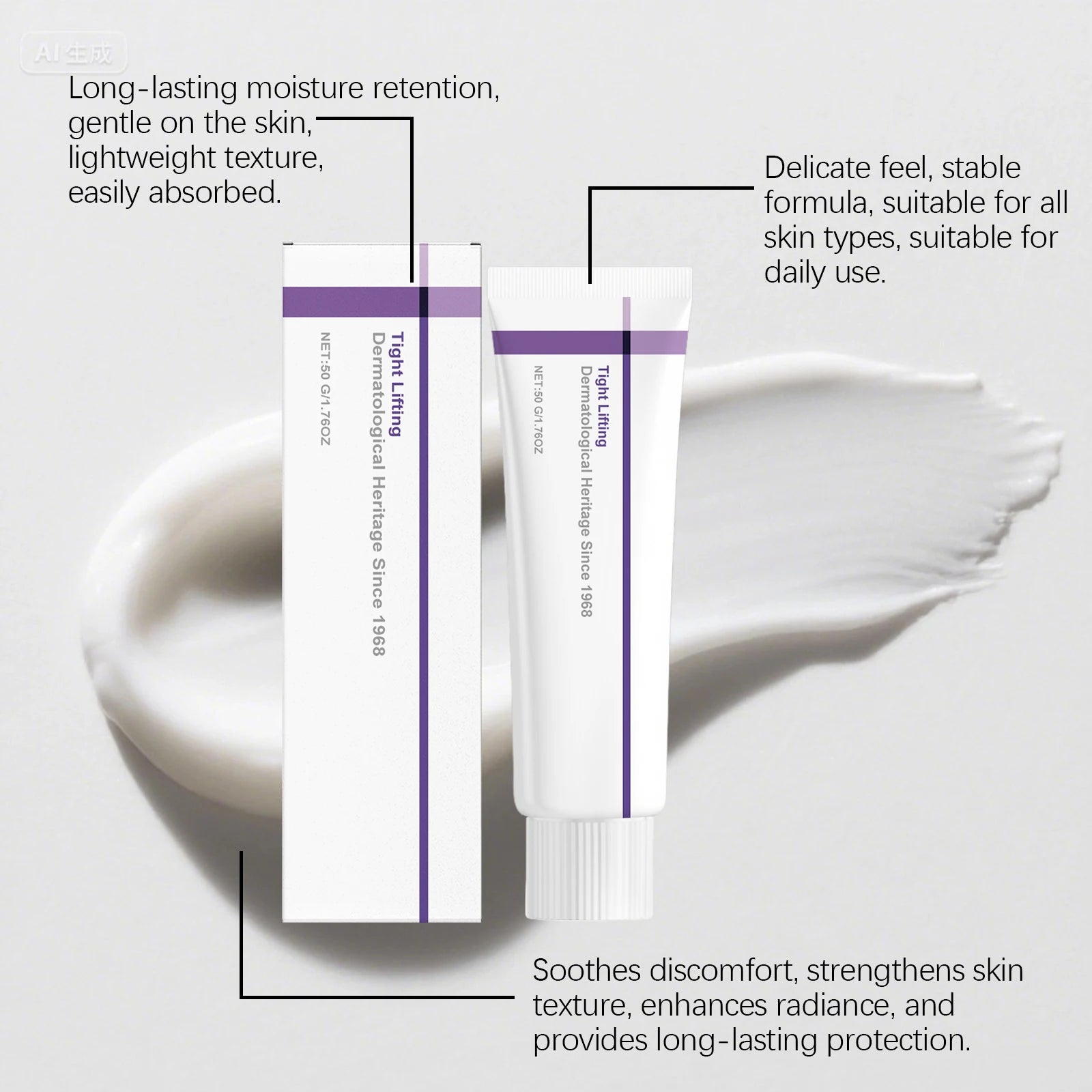 Reduces Wrinkles Moisturizing Face Cream Korean Skin Care Hydrating Cream Long Lasting Nourishing Fsilky Skin Friendly Skincare