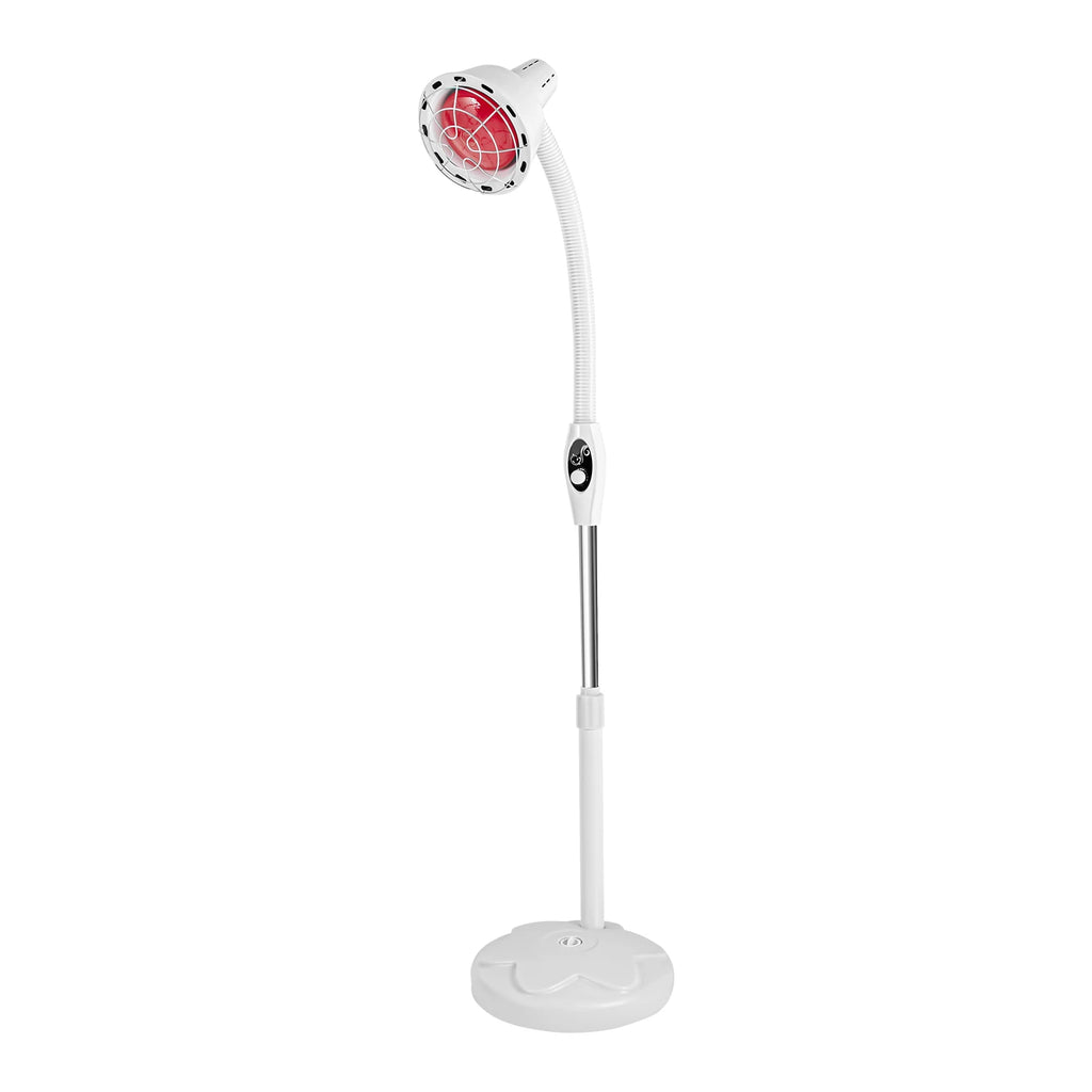 275W Adjustable Infrared Heat Lamp for Muscle&Joint Pain Relief, 360° Rotatable Infrared Baking Light, 0-115℃ Temp Control