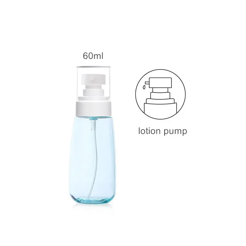 Upg Fine Mist Spray Bottle Set 30ml 60ml 100ml Refillable Travel Bottle With Lotion Pump