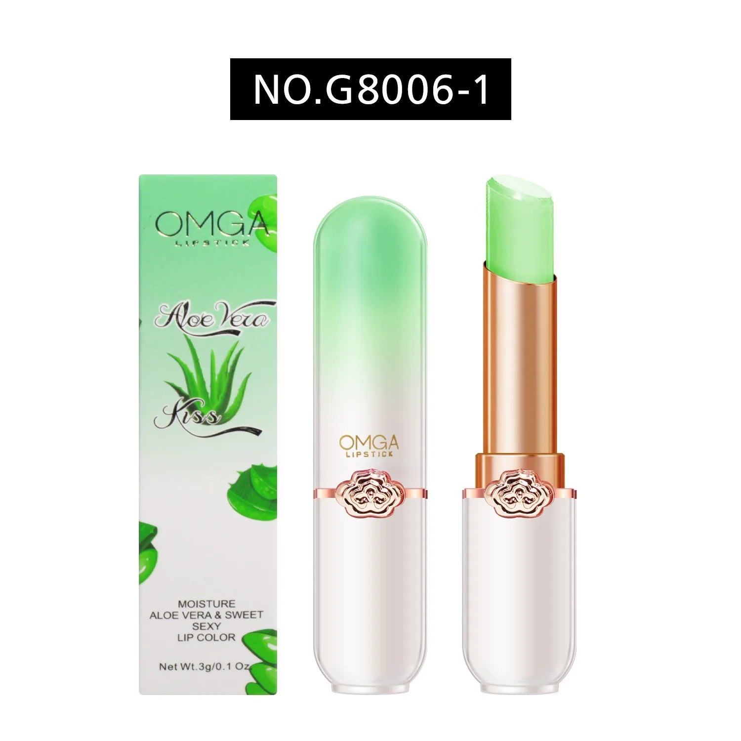Color Changing Lipstick Moisturizing Lip Balm Nourising Long Lasting Aloe Vera Peach Gloss Natural Beeswax Lip Care Cosmetics