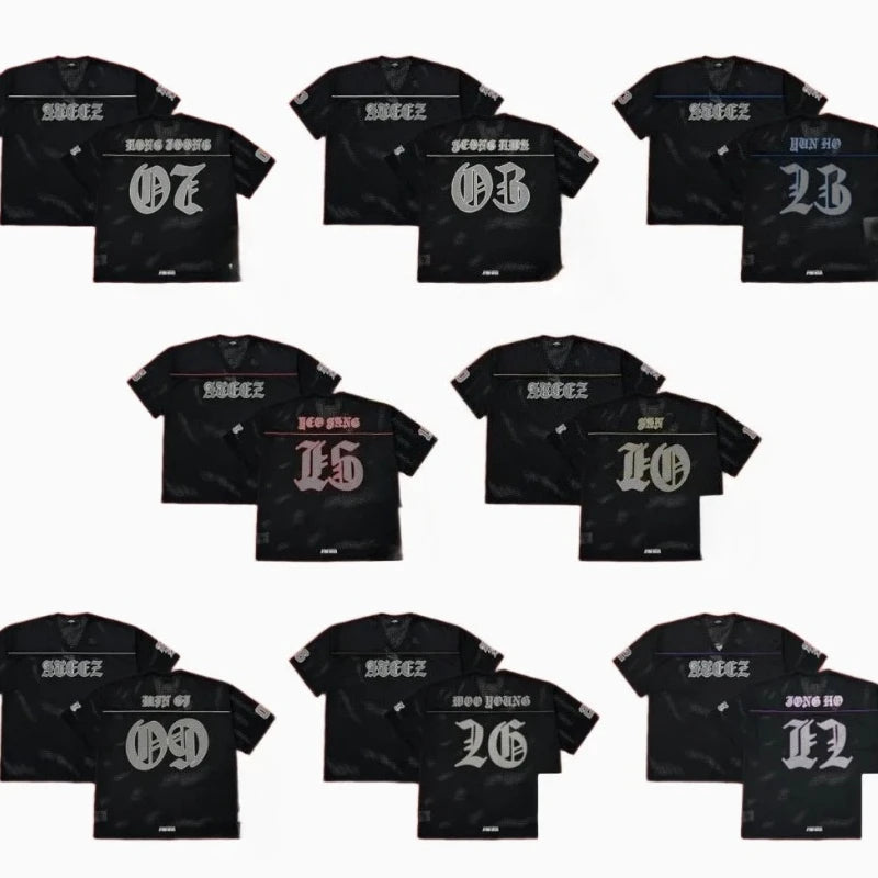 Ateez 2025 World Tour In Your Fantasy T-Shirt Sports Jersey Hongjoong Seonghwa Yunho Yeosang Mingi Wooyoung Jongho Graphic Tees