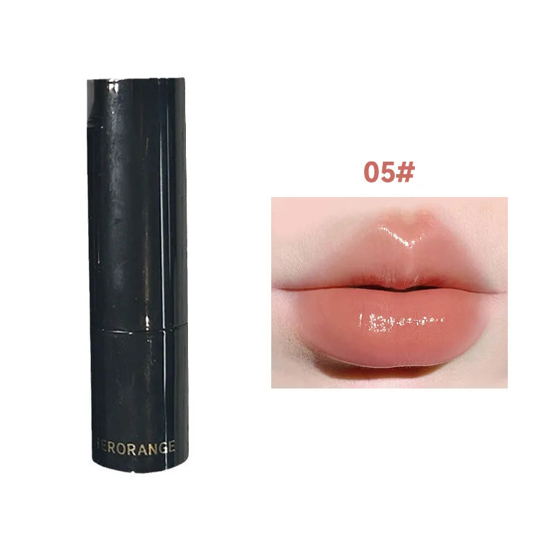 Red Brown Moisturizing Mirror Lipstick - Waterproof Long-Lasting