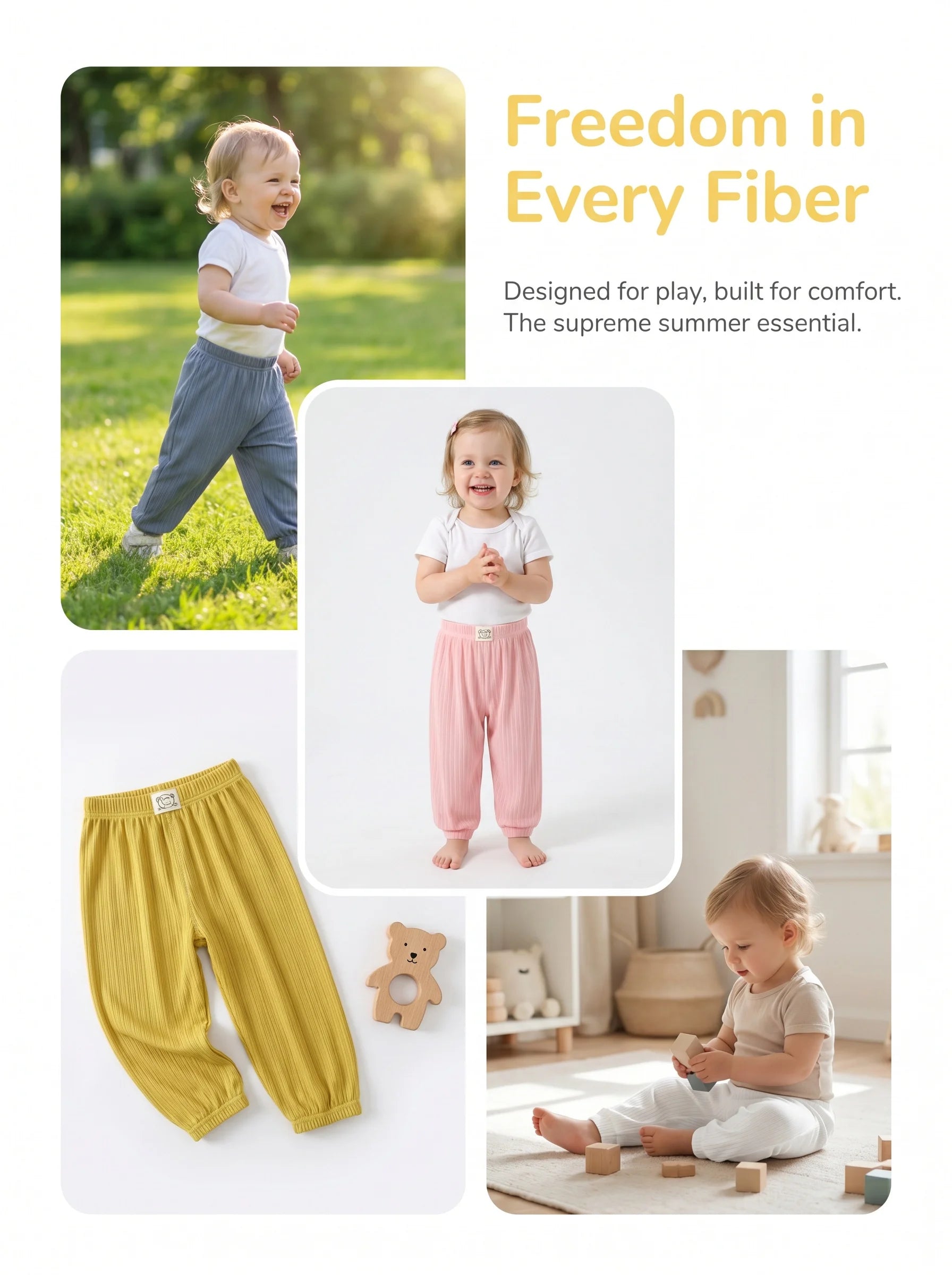 Summer New Kids Pants Anti-Mosquito Thin Breathable Trousers for Boys & Girls Korean Style Casual Beam Foot Child Pants