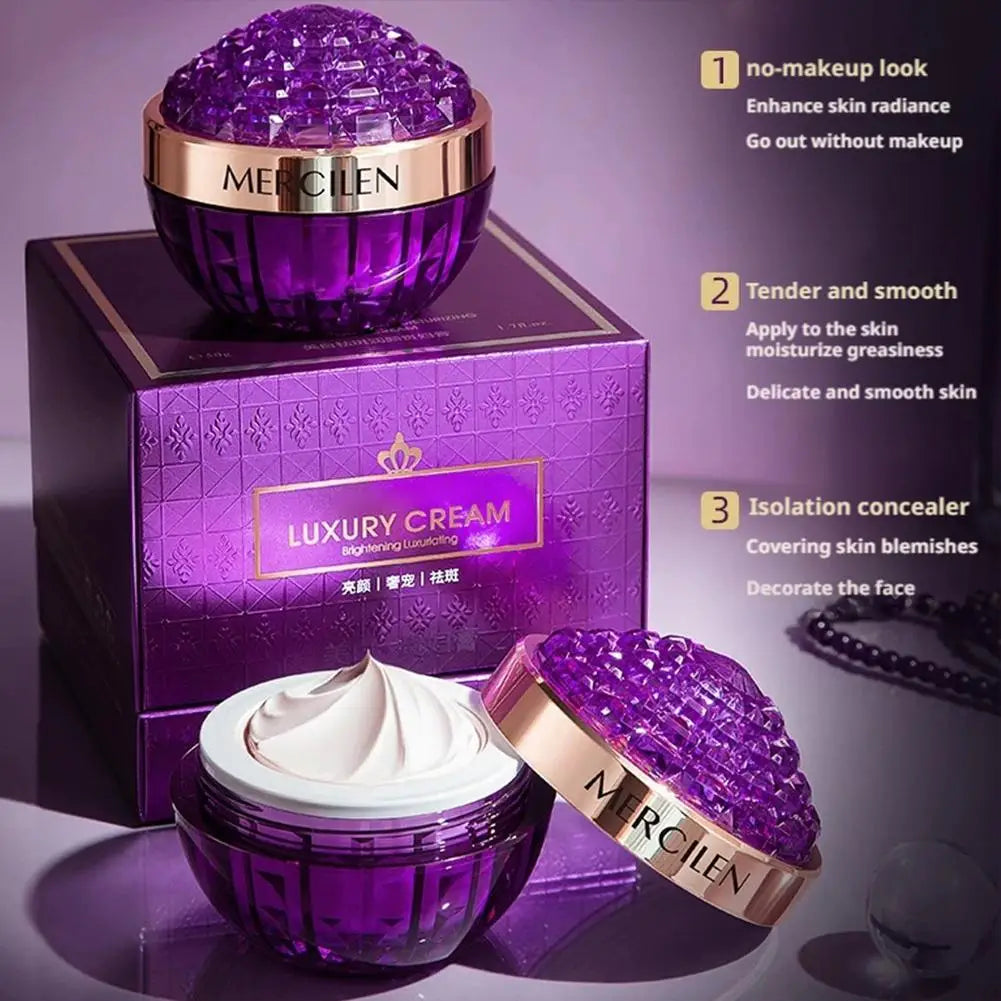 1/2pcs 50g Mercilen Active Collagen Cream Face Cream for Women Moisturizing Reduce Fine Lines Firming Skin Care Facial Products