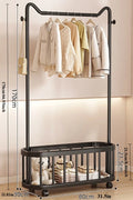 Household Clothes Hanger Floor-standing Bedroom Simple Clothes Hanger Clothes Rack Popular Coat Rack Clothes Hanger Storage
