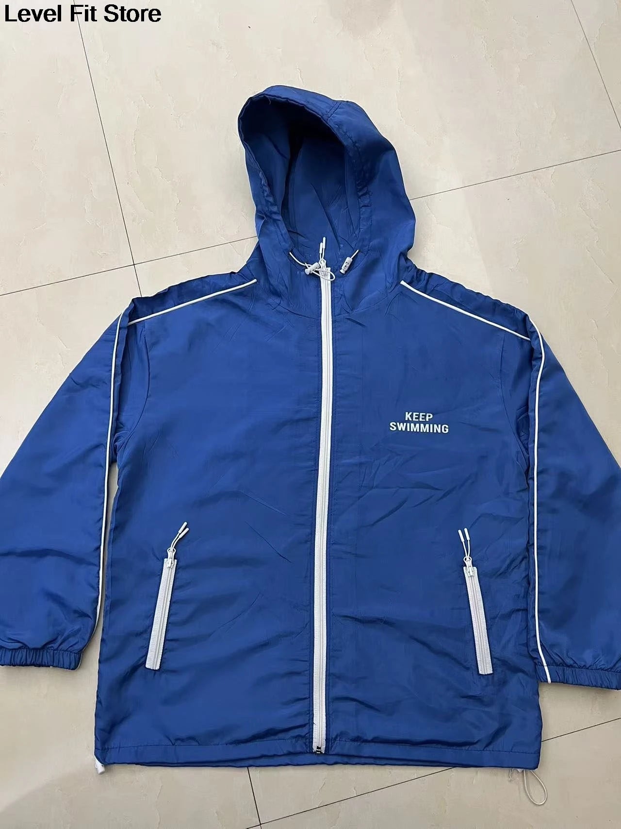 Zipper Hoodie Keep Swimming Jacket Keep Swimming Hoodie Sweater Sweatshirt