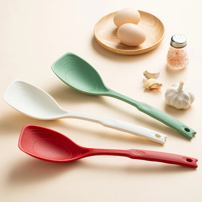 Silicone Cooking Spoon - Heat Resistant Kitchen Utensil 31cm
