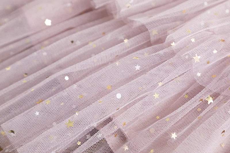 Foreign Trade New Style Girls' Fairy Dress European and American Cake Mesh Puffy Dress Children's Birthday Performance Costume