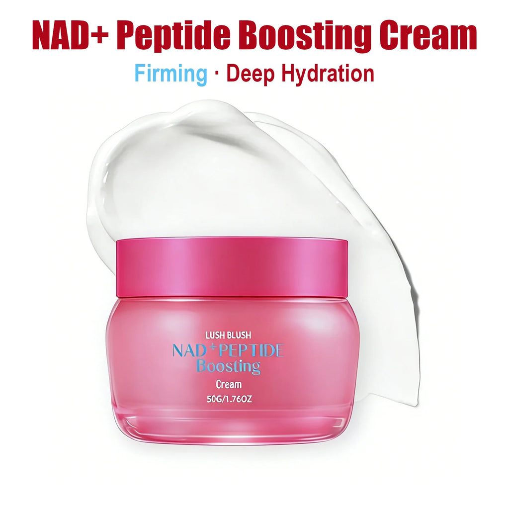 NAD+ Peptide Boosting Cream Anti-Wrinkle Firming Lifting Hydrating & Repairing Face Cream for Sagging Skin Daily Skincare