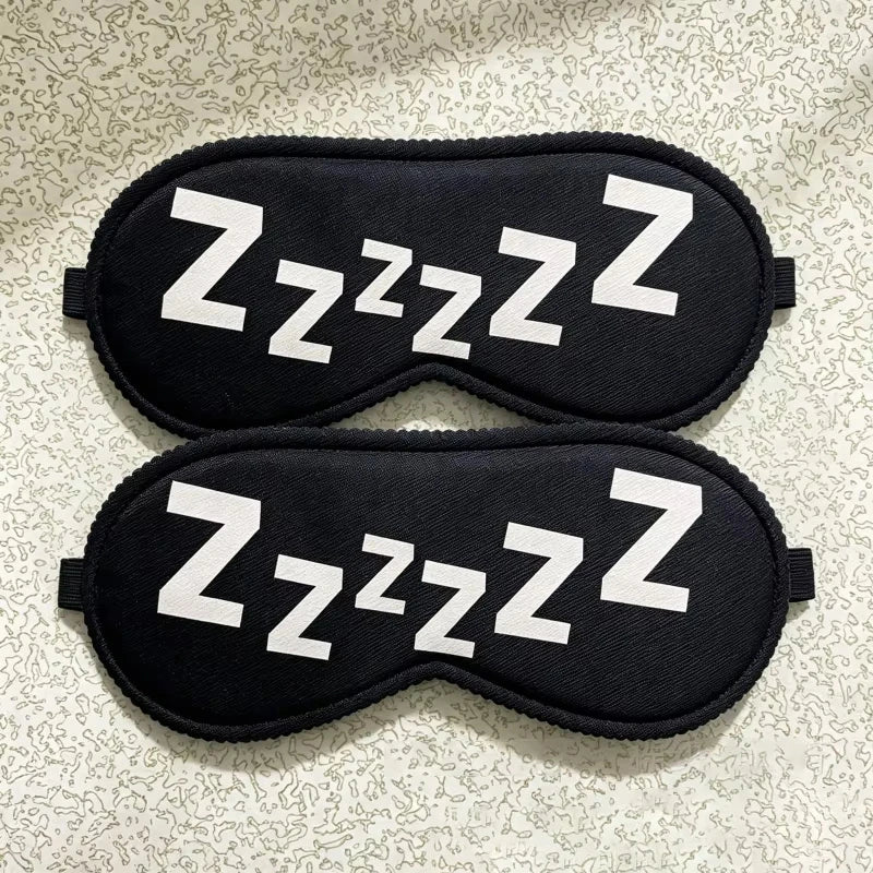 Cartoon Pattern Sleeping Eye Mask - Comfortable Light Blocking Blindfold