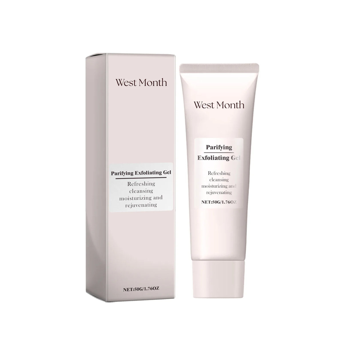 West&Month Exfoliating Peeling Gel - 50g Acne & Blackhead Treatment