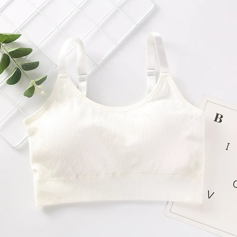 Sexy Underwear Women'S Gather No Steel Ring Lingerie Bra Tube Top Wrapped Chest Beauty Back Actival Cotton Thin Section Tube Top