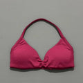 Histello Sports Strappy Bra Women Yoga Tank Bra Seamless High Support Fitness Workout Top Running Exercise Halter Gym Bras