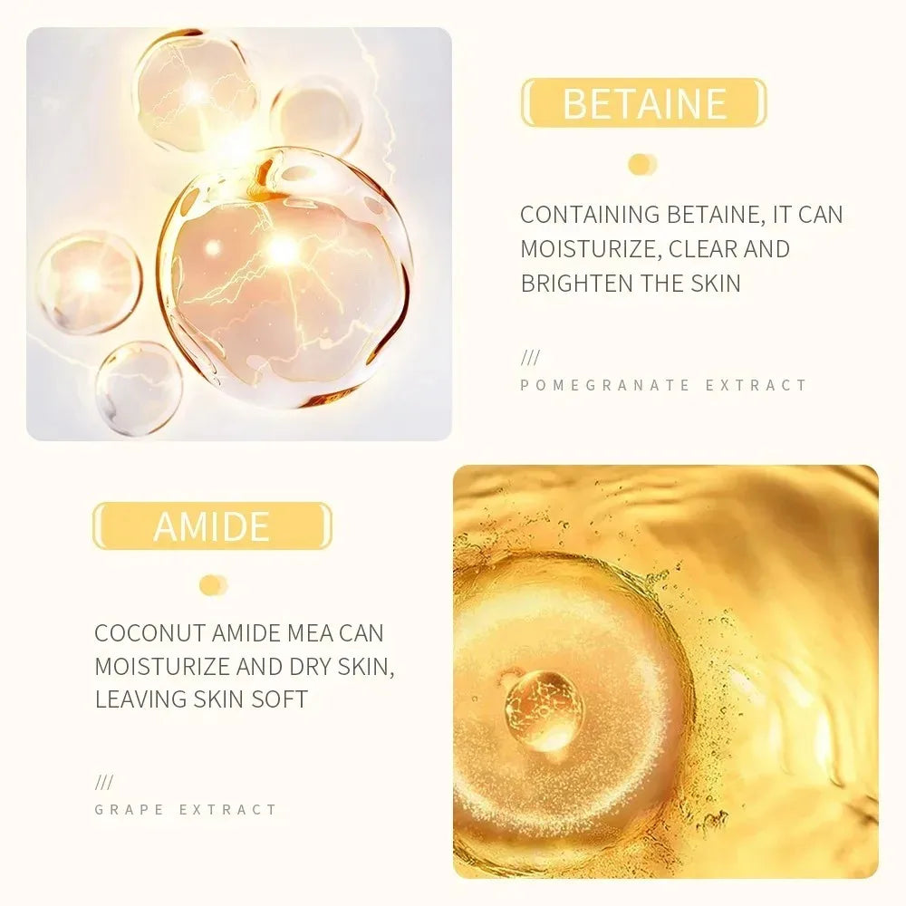 BIOAQUA Rice Raw Pulp Face Care Facial Cleanser Face Wash Foam Skincare Moisturizing Skin Brightening Rejuvenation Face Cleanser