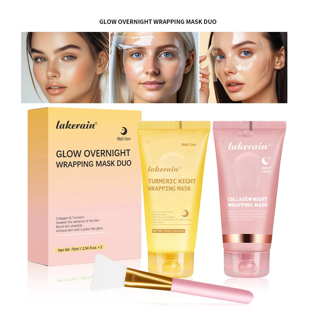 Lakerain Collagen Night Wrapping Peel-Off Mask - 75ml
