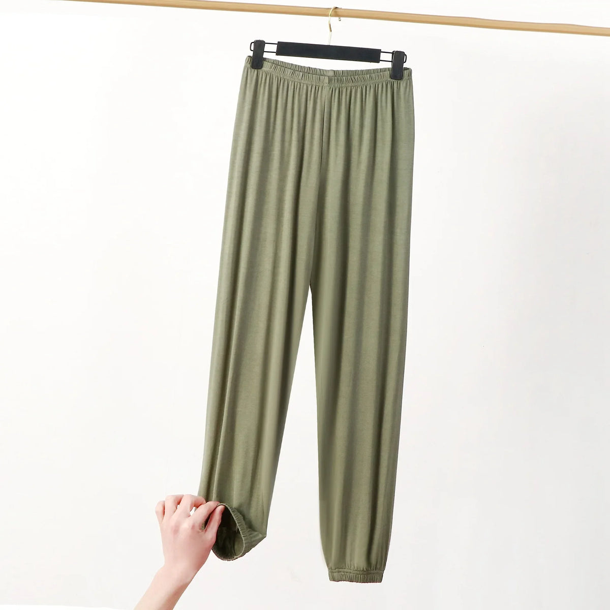 Women's Plus Size Modal Sleepwear Pants - Casual Loose Fit Trousers