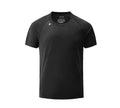 Leavo Johnson Men's Seamless Knitted Summer T-Shirt Quick Dry Mesh Sporty Short Sleeve round Neck Geometric Pattern Polyester