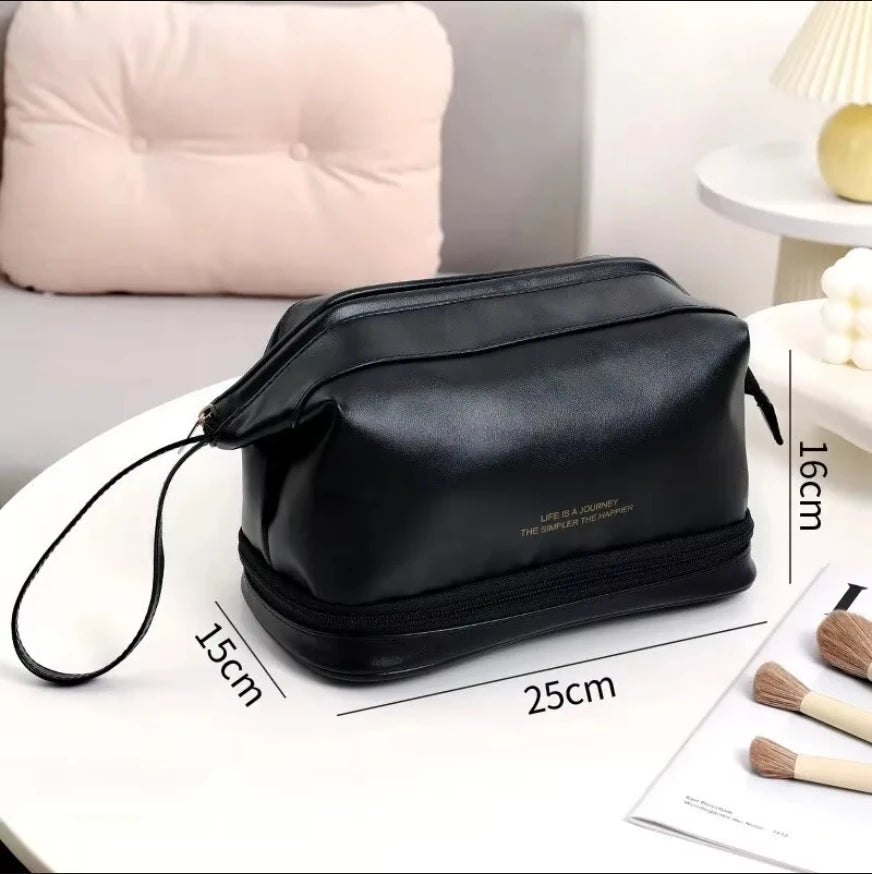 Cosmetics Storage Bag Large Capacity Portable Travel Organizer For Women Premium Luxe