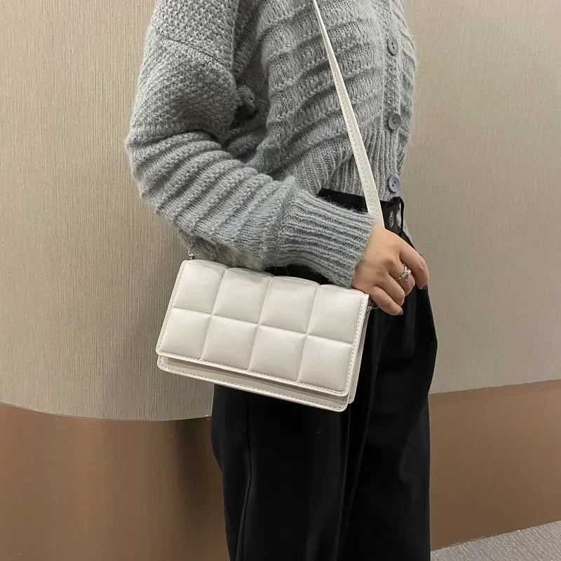 Women's Bag Fashion PU New 2024 Female Literary Single Shoulder Bags Minority Design Cross Body Fashion Handbags Bolsos