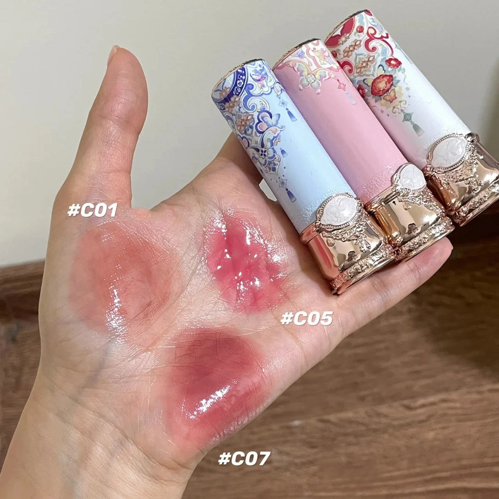 Flower Knows Full Collection Lip Gloss Tinted Lip Oil Vegan Hydrating Lip Makeup for Women Girls Non Sticky Moisturizing Shine