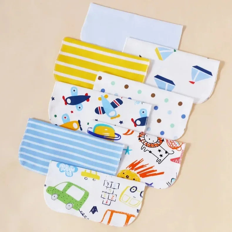 8Pcs Cotton Newborn Baby Towels Set Saliva Towel Nursing Towel Baby Boys Girls Bebe Toalha Washcloth Handkerchief Cloth Wipes