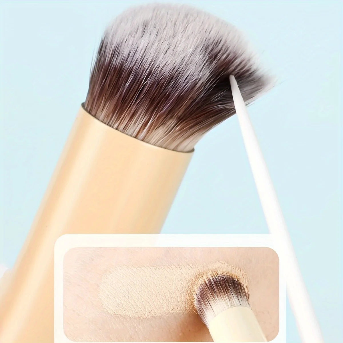 3Pcs Soft Mushroom Sponge Head Makeup Brushes,Concealer Brush Lipstick Lip Powder Puff ,Foundation Contour Cosmetic Tools