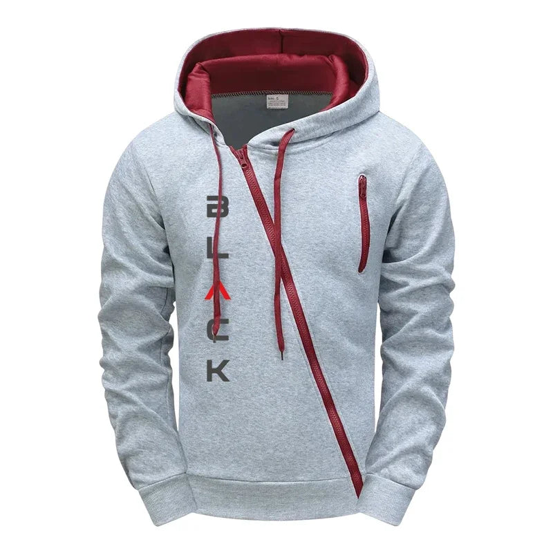 2025 Mens Tracksuit Hoodie Sweatpants Set With Zipper Jacket Black Letter Print Autumn Winter Casual