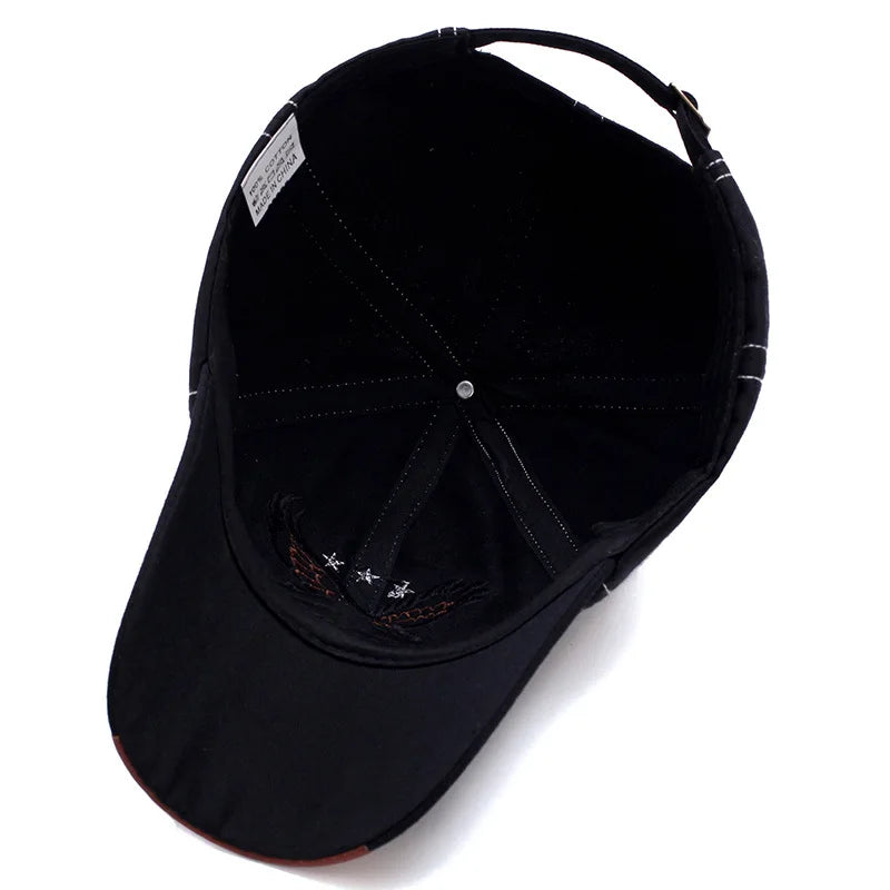 Hats Men'S And Women'S'S Four-Season Shade Baseball Cap Eagle Embroidery Korean Version Trendy Casual Couple Sunscreen Sun Hat