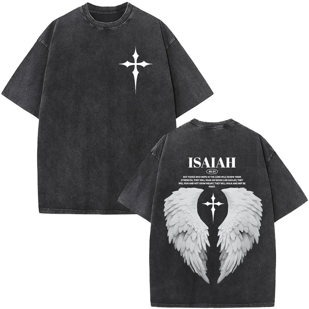 Faith Over Fear Bible Verse Tee For Men By Dshztooma Vintage Batik Print Black Everyday
