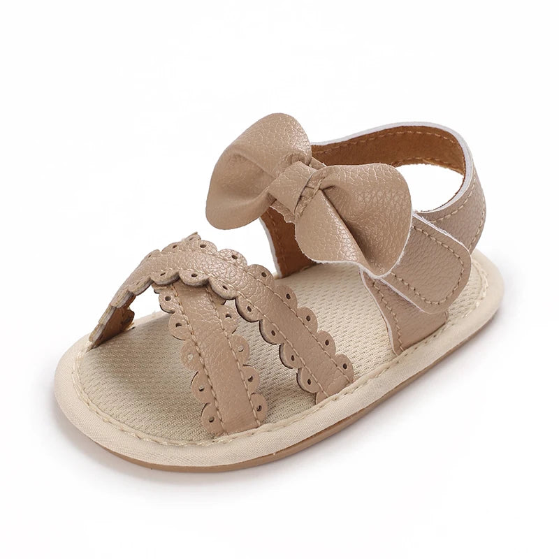 Summer newborn children's shoes, girls' sandals, children's shoes, outdoor casual walking shoes, 0-18 months old