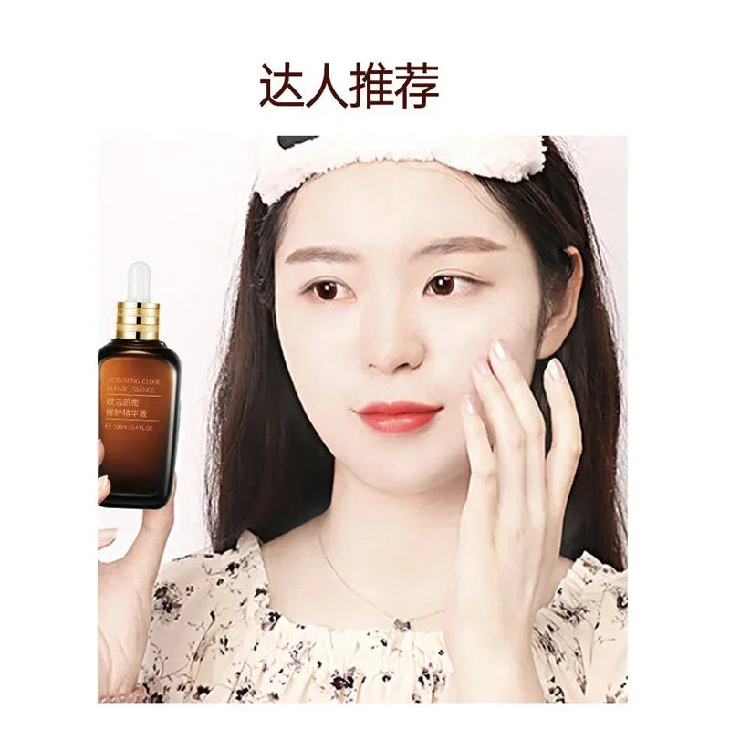 Facial Essence Skin Care Product Deloitte Small Brown Bottle Revitalizing Muscle Density Repairing Essence Moisturizing 100Ml