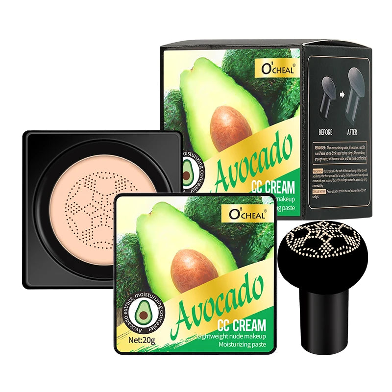 Ocheal Mushroom Head Bb Cream Foundation Cream For Face Makeup Concealer Cushion For Face Base Cream Makeup Cushion Compact