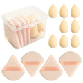 12pcs Makeup Sponge set Beauty Egg Soft Cosmetic Puff Foundation Sponges Powder Puff Women Make Up Accessories Beauty Tools